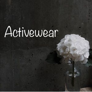 Activewear! Happy to measure!